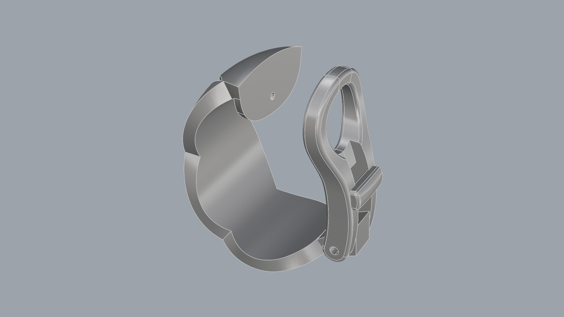 Geometric X-Shape Earrings JDBCo 3D print model_5