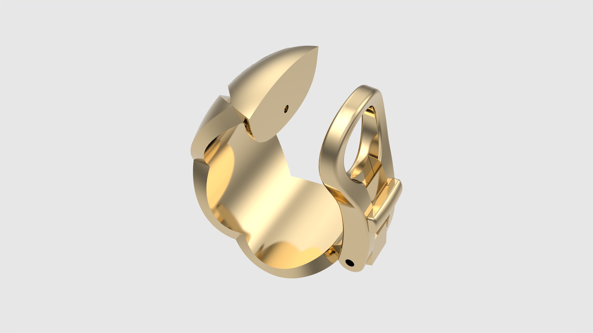 Geometric X-Shape Earrings JDBCo 3D print model_4