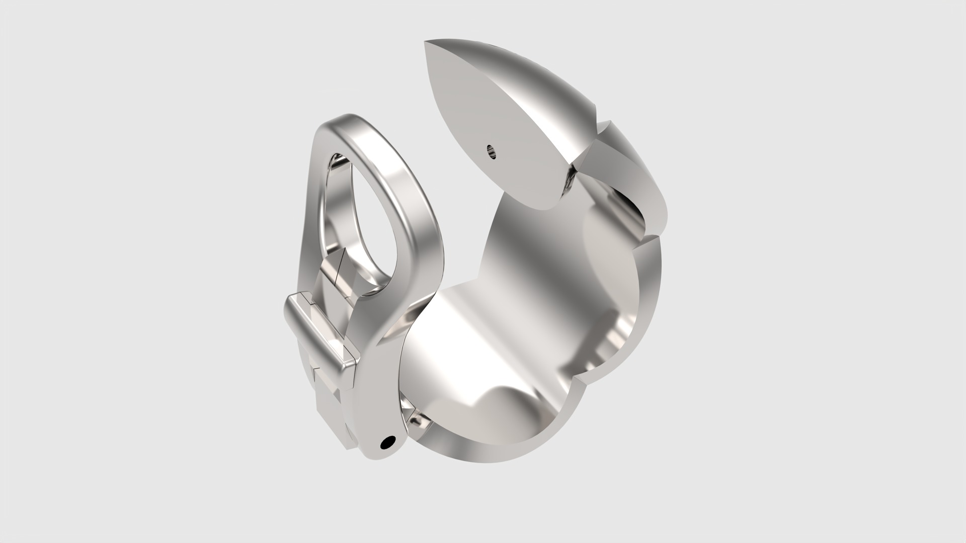 Geometric X-Shape Earrings JDBCo 3D print model_23