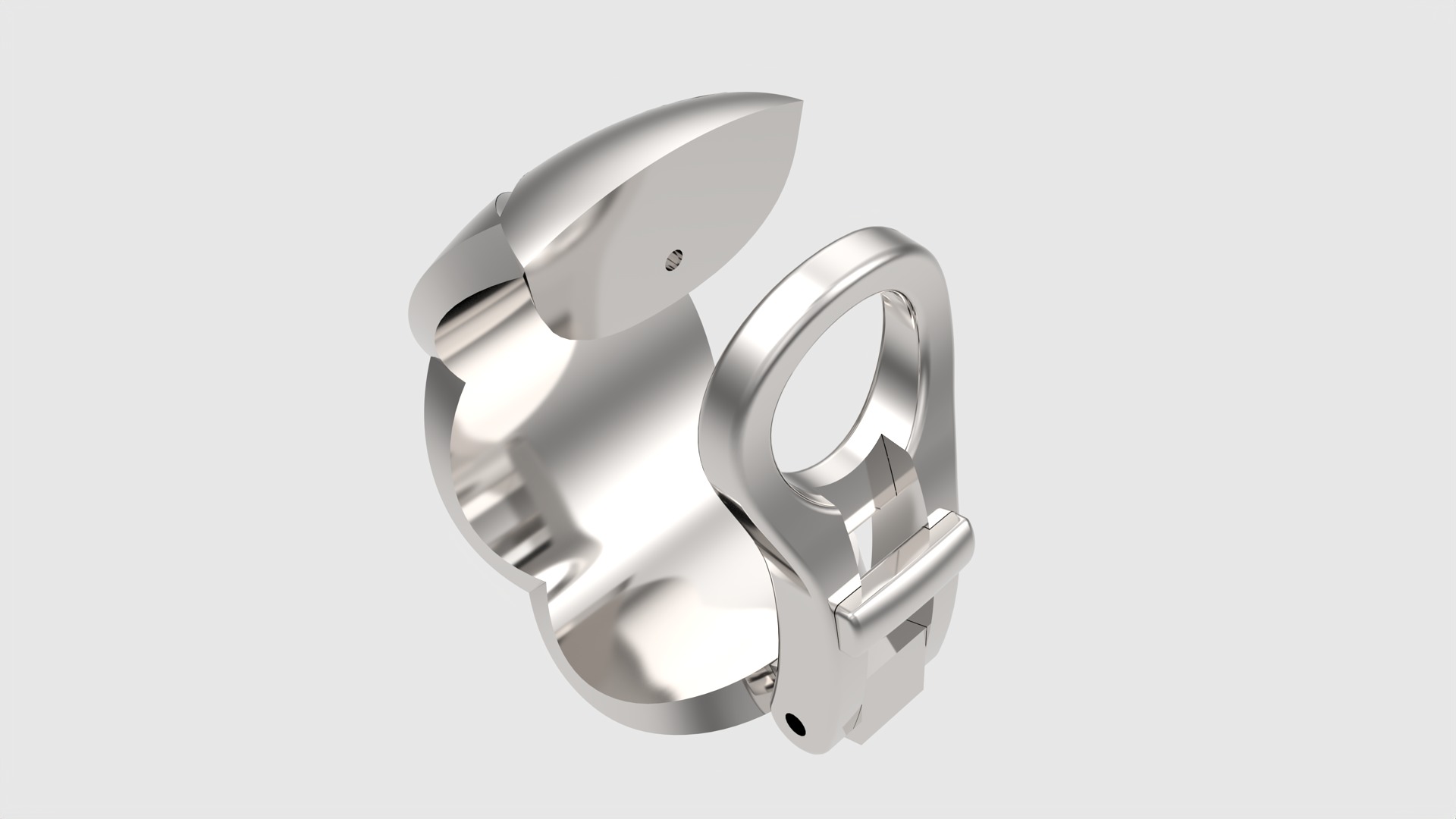 Geometric X-Shape Earrings JDBCo 3D print model_27