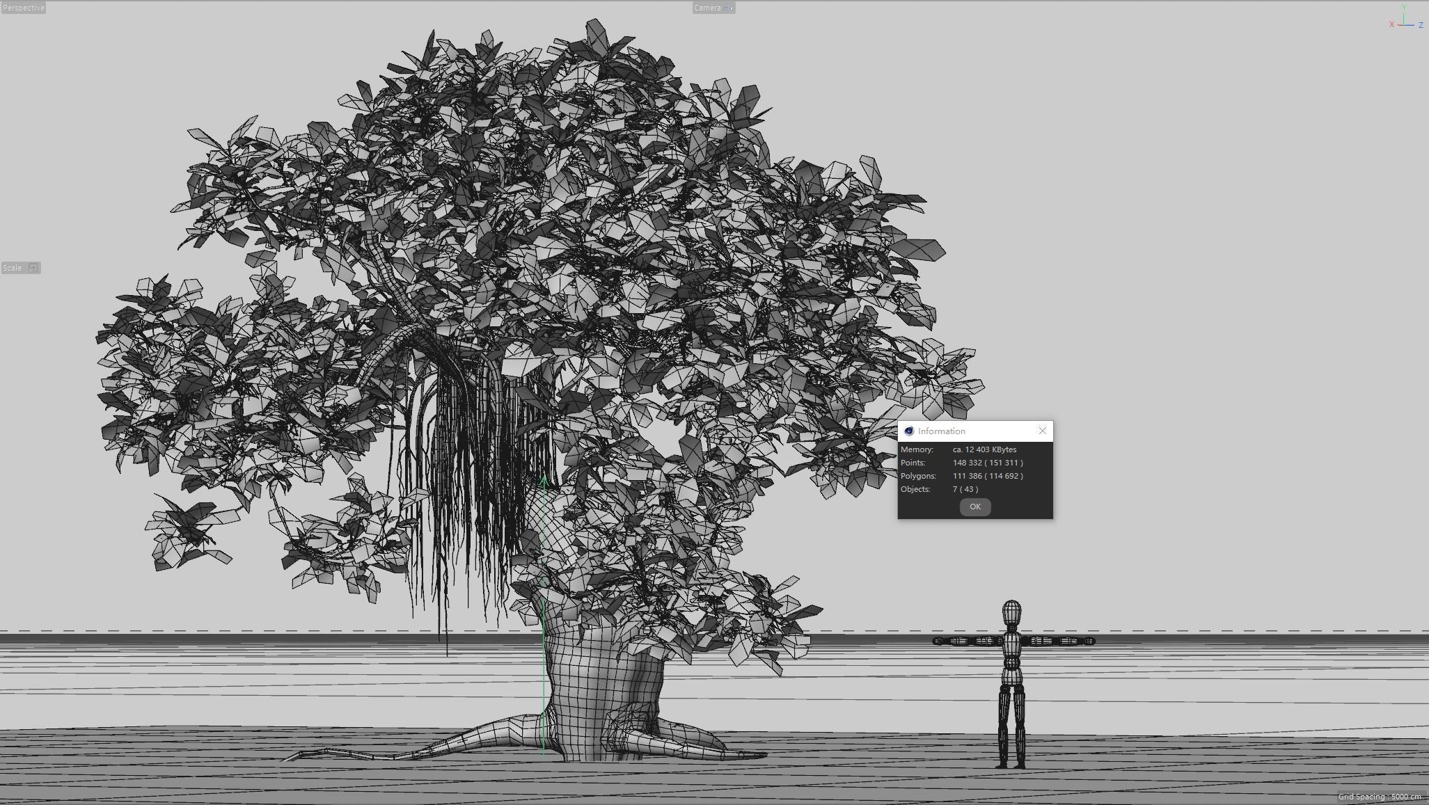 Alien Fantasy Plant Tree 01 3D model_3