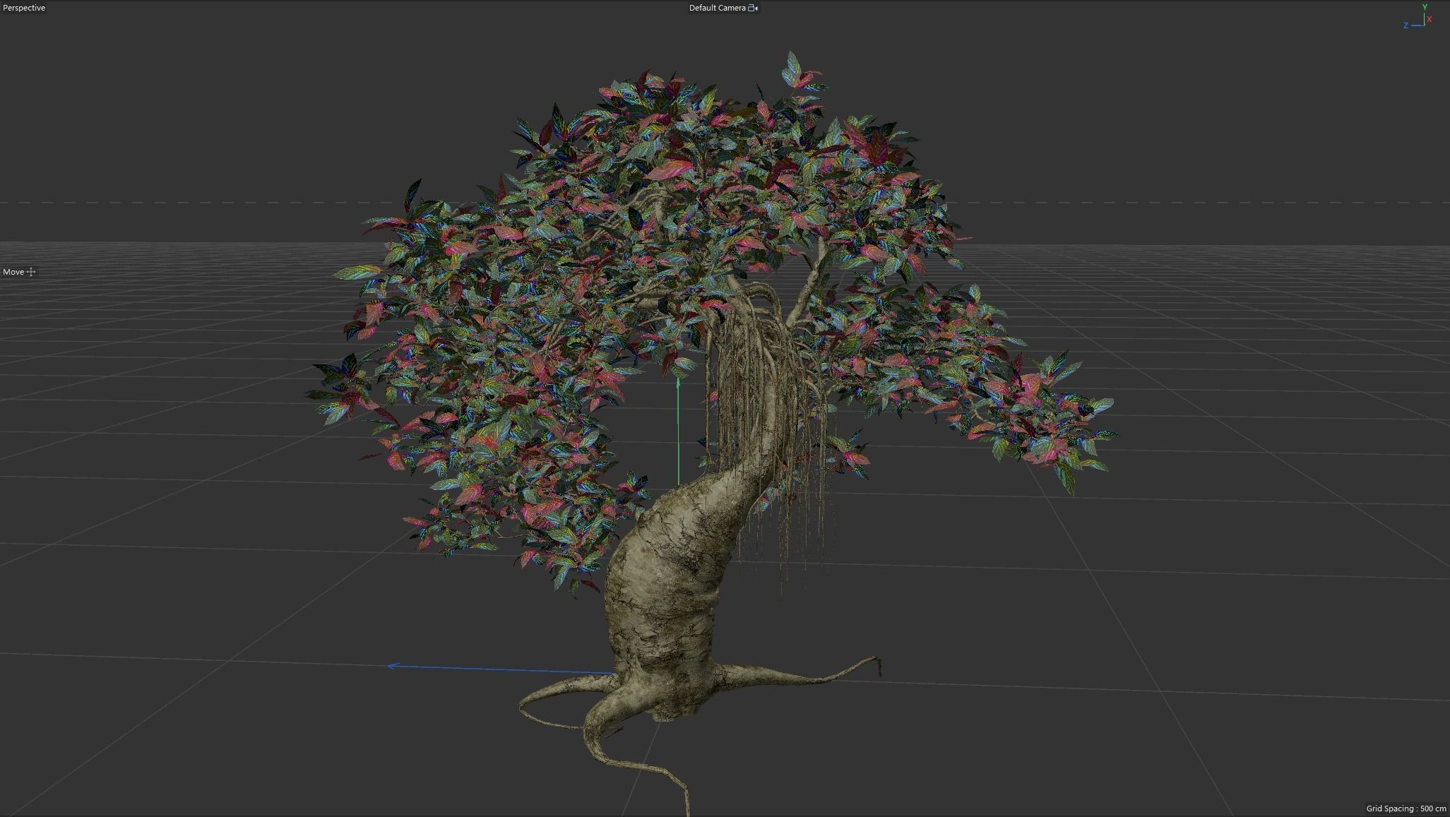 Alien Fantasy Plant Tree 01 3D model_2