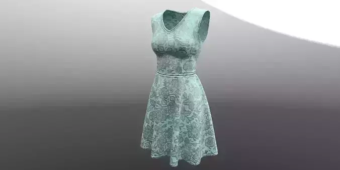 Female Dress PBR 4k 