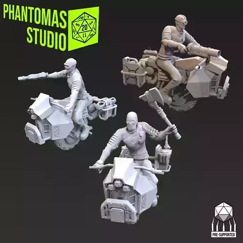 Bio Thieves - Bikers 3D print model