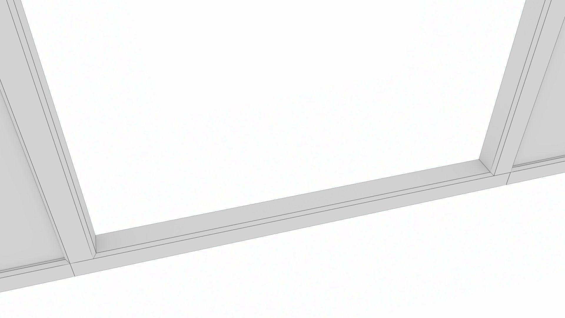 uPVC Composite Door with Window Side Panels Low-poly 3D model_36