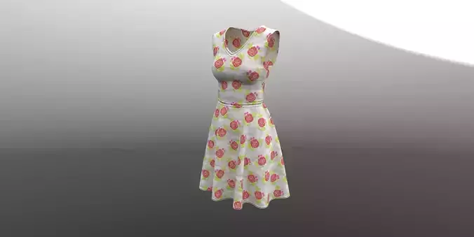 Female Dress PBR 4k