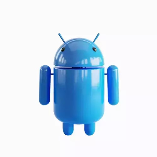 Android Robot 01  Low-poly 3D model