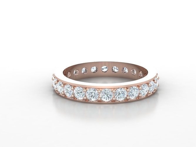 Wedding woman Ring 1WR366 3D print model
