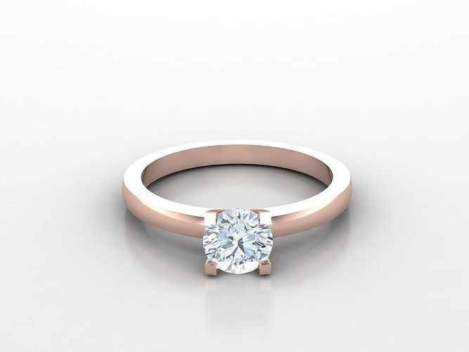 Wedding woman Ring 1WR364 3D print model