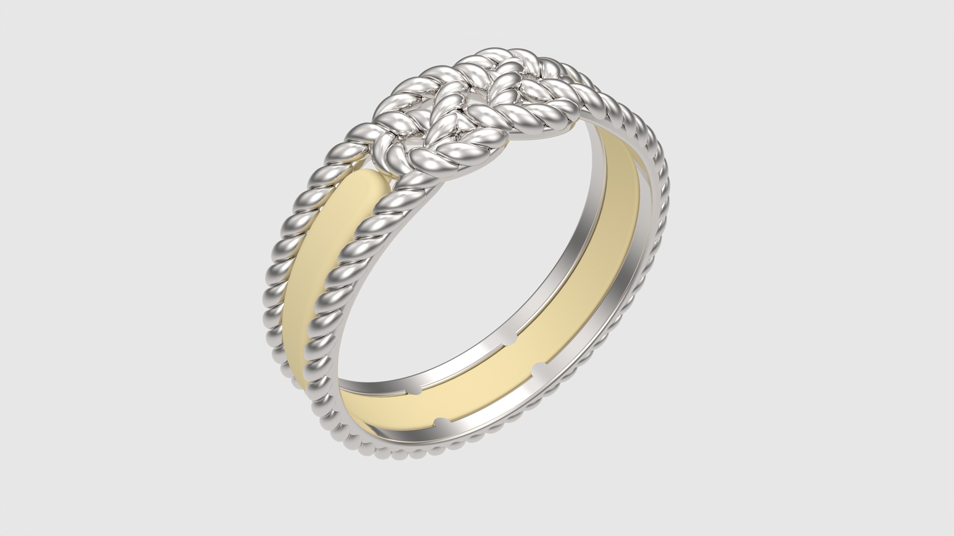 Braided Knot Wedding Band JDBCo 3D print model_23