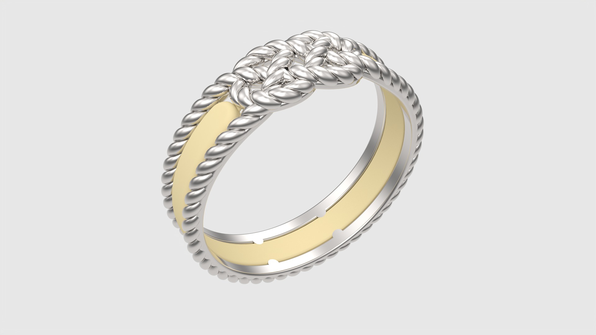 Braided Knot Wedding Band JDBCo 3D print model_30