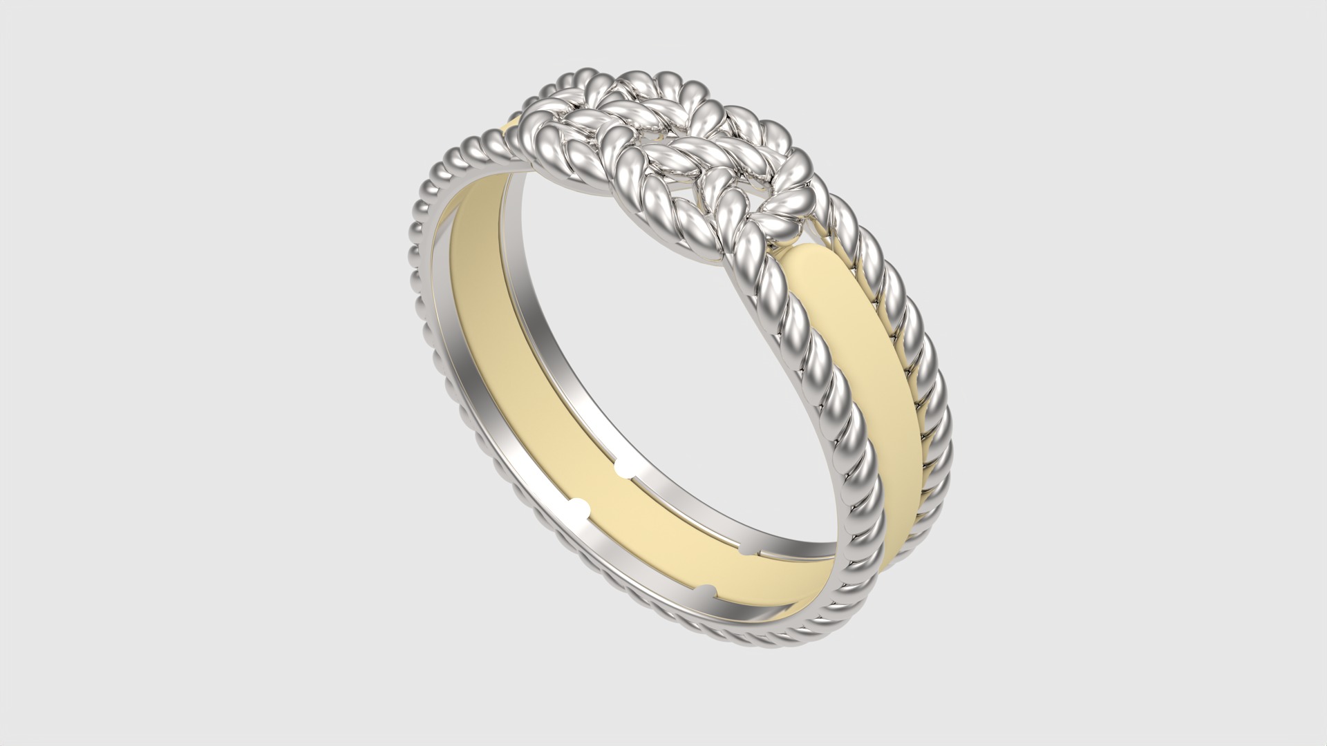 Braided Knot Wedding Band JDBCo 3D print model_20