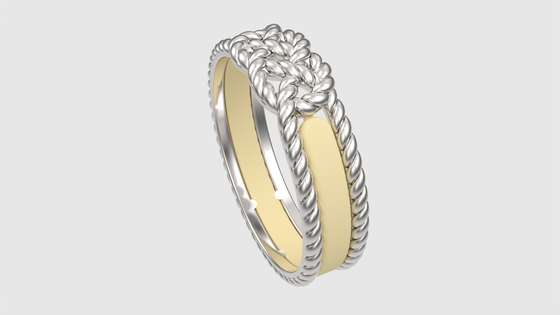 Braided Knot Wedding Band JDBCo 3D print model_19