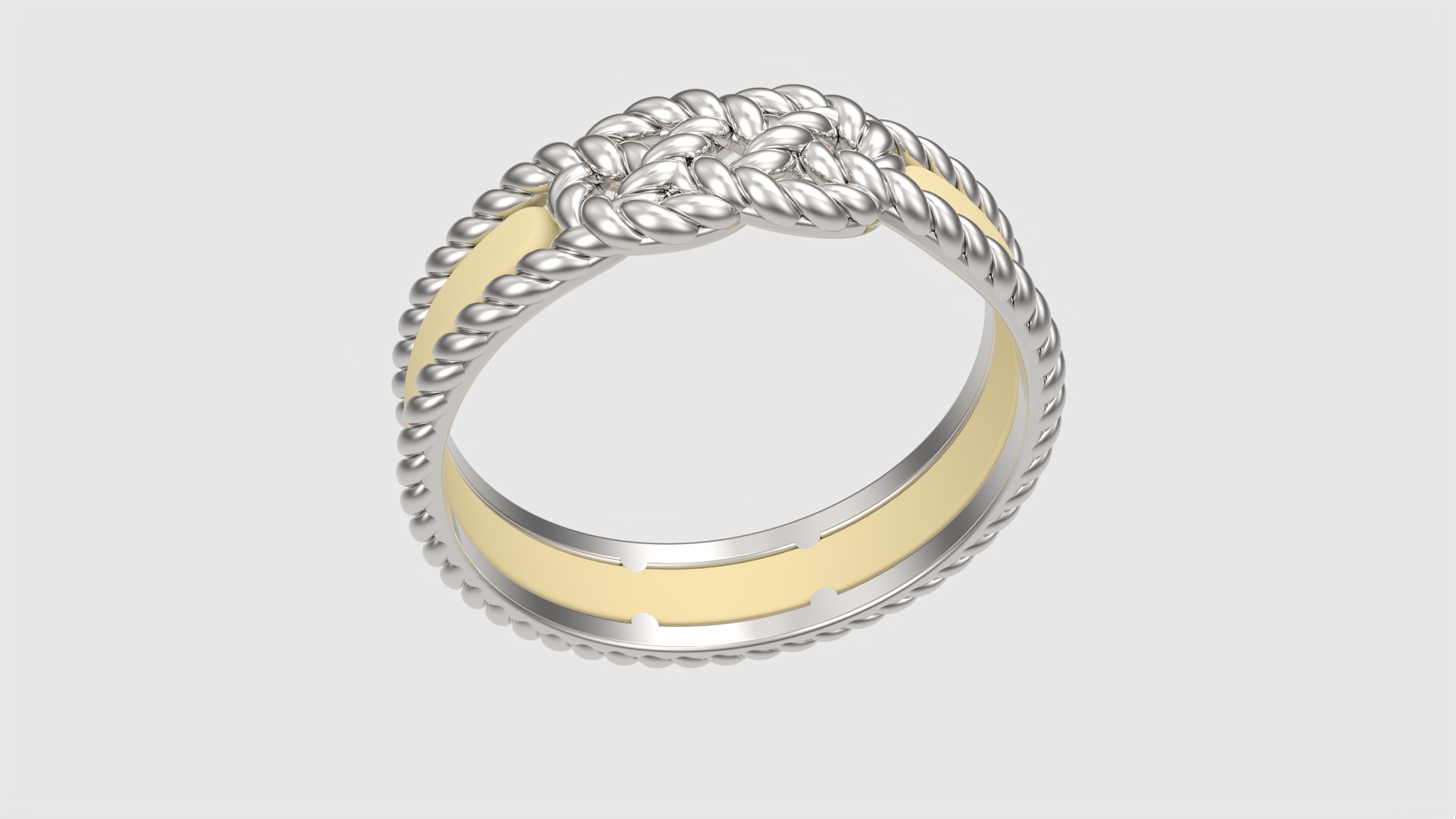Braided Knot Wedding Band JDBCo 3D print model_22