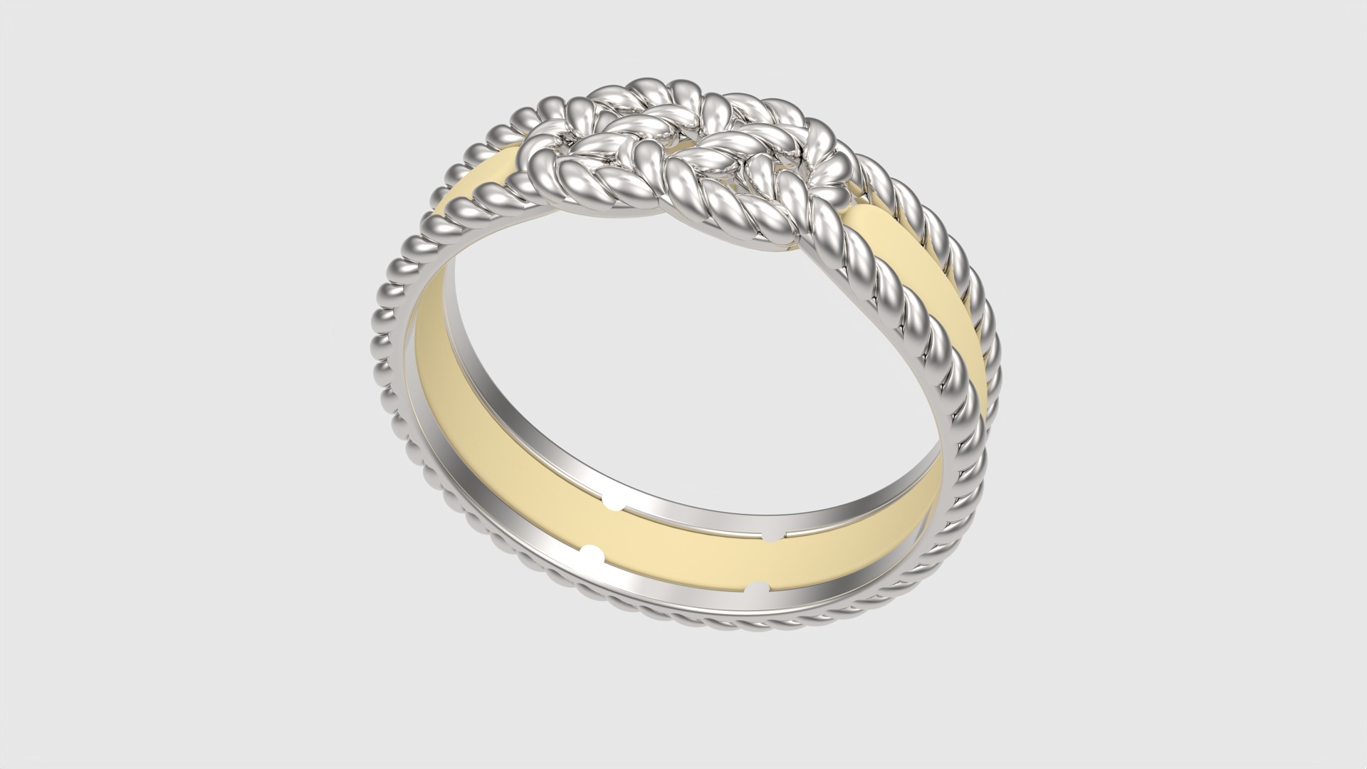 Braided Knot Wedding Band JDBCo 3D print model_21