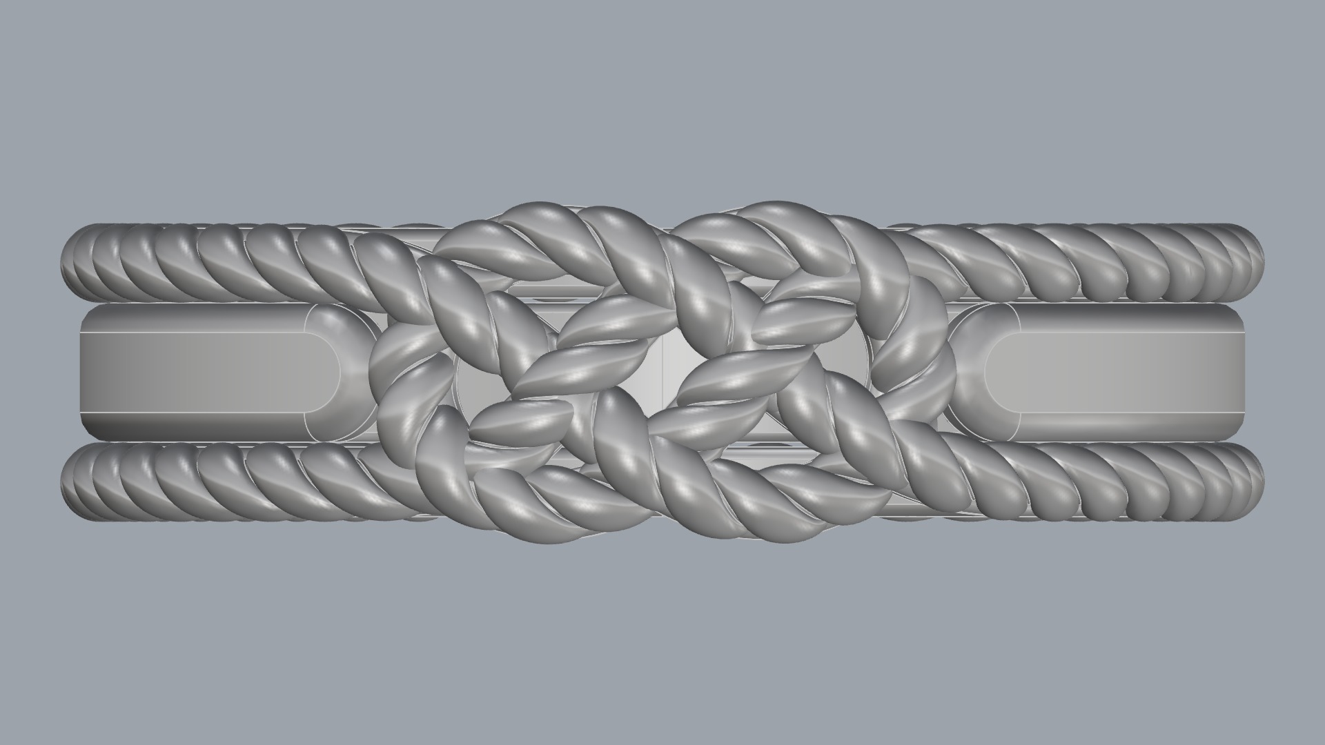 Braided Knot Wedding Band JDBCo 3D print model_7