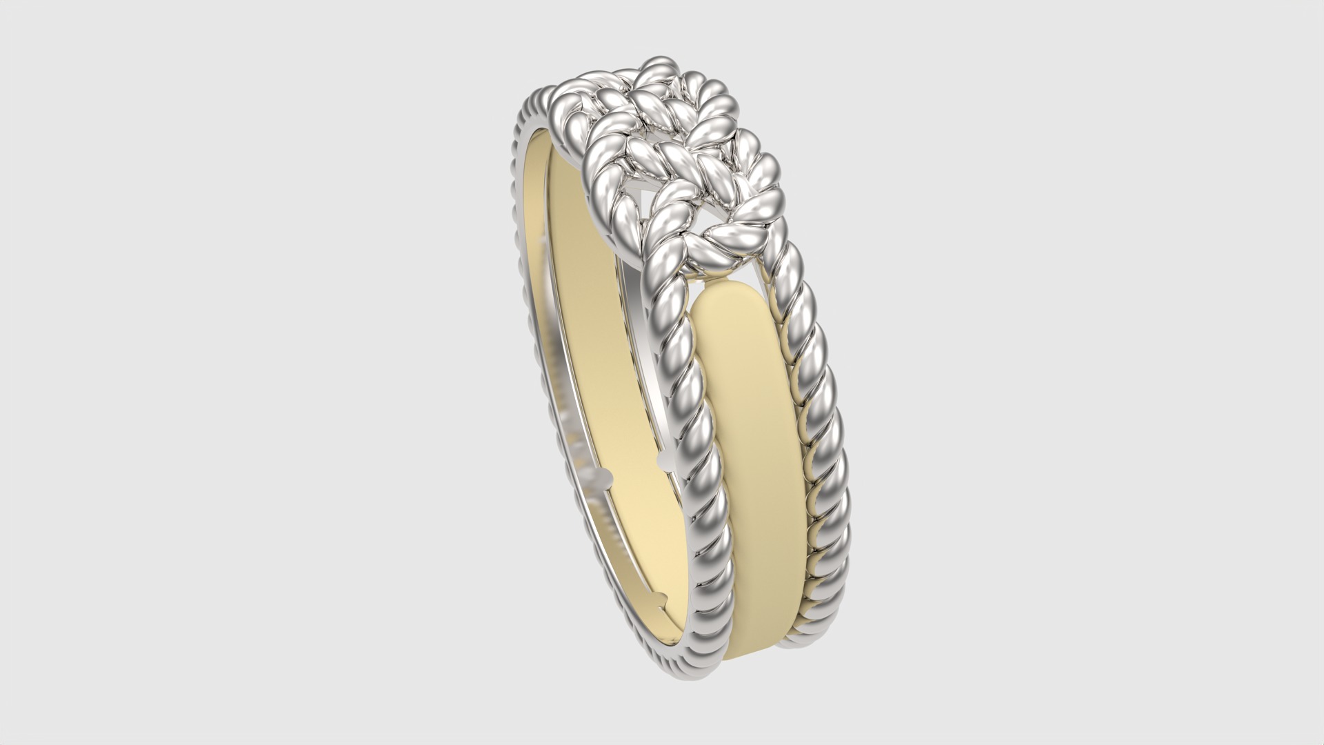 Braided Knot Wedding Band JDBCo 3D print model_26