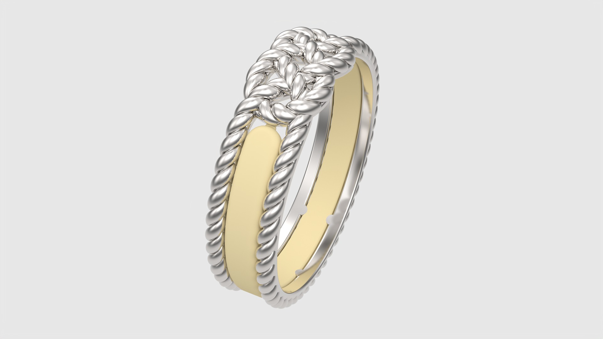 Braided Knot Wedding Band JDBCo 3D print model_17