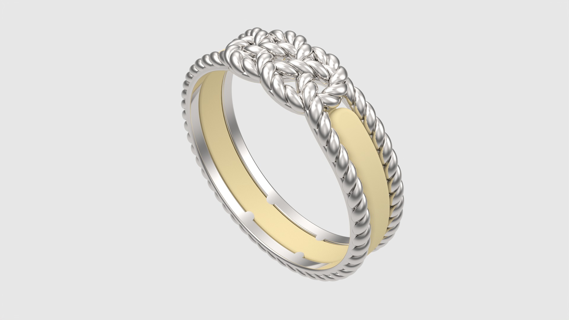Braided Knot Wedding Band JDBCo 3D print model_27