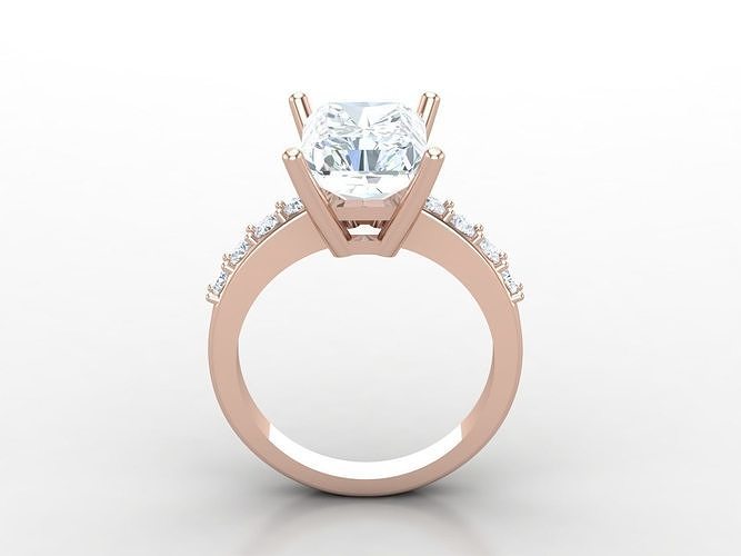 Wedding woman Ring 1WR353 3D print model