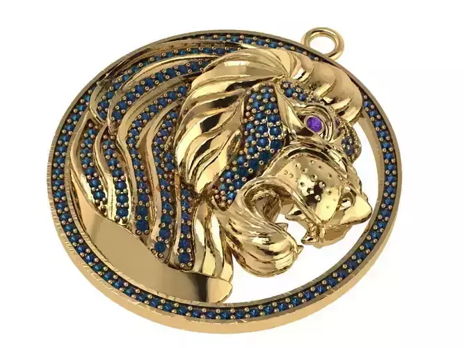 lion necklace