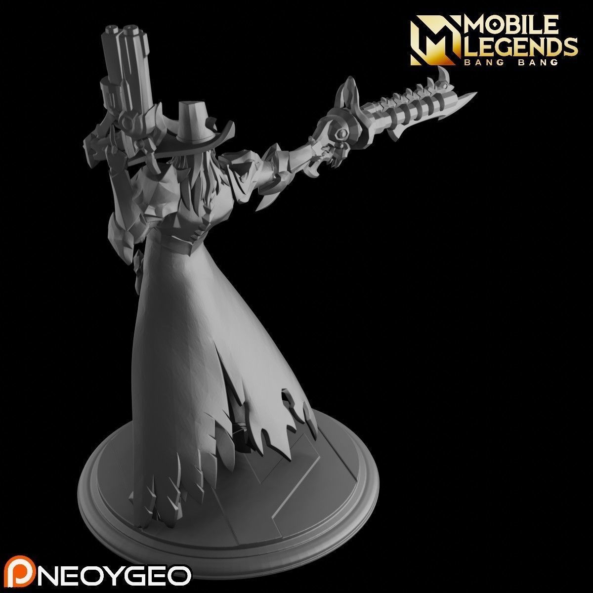 CLINT SHADOW OMEN M2 - MOBILE LEGENDS 3D print model_2