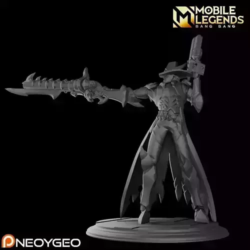 CLINT SHADOW OMEN M2 - MOBILE LEGENDS 3D print model