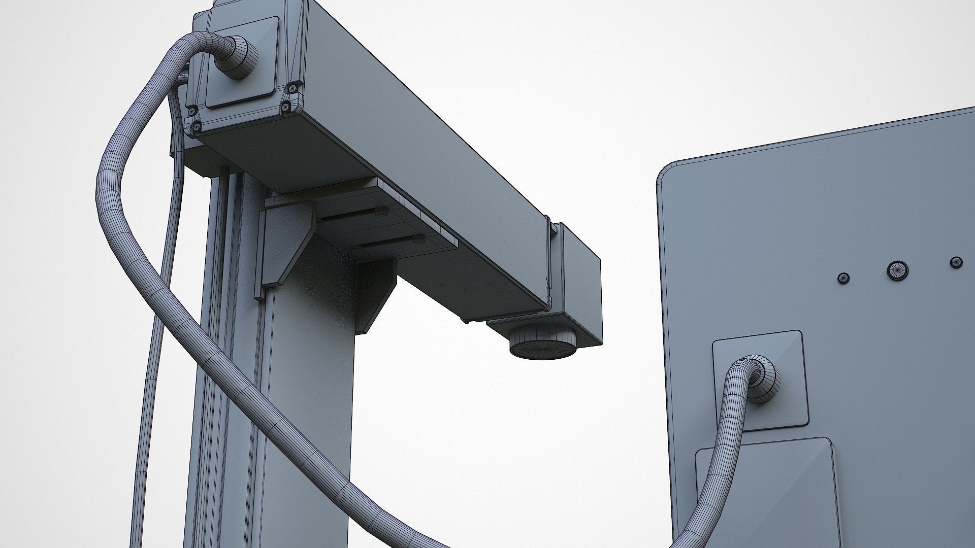 Fiber Laser Marking Machine Low-poly 3D model_20