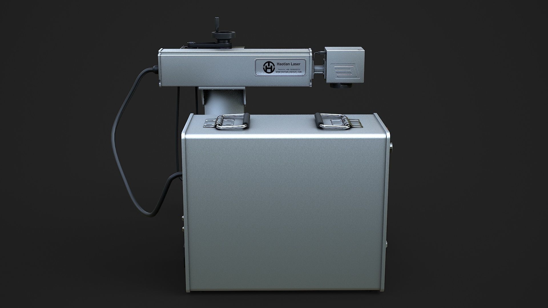 Fiber Laser Marking Machine Low-poly 3D model_8