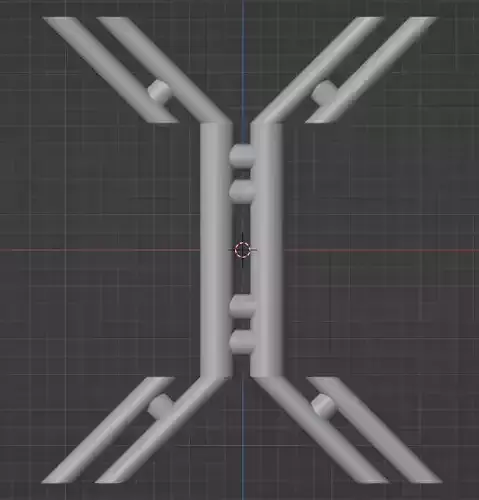 3D model of Immunoglobulin IgA - dimer