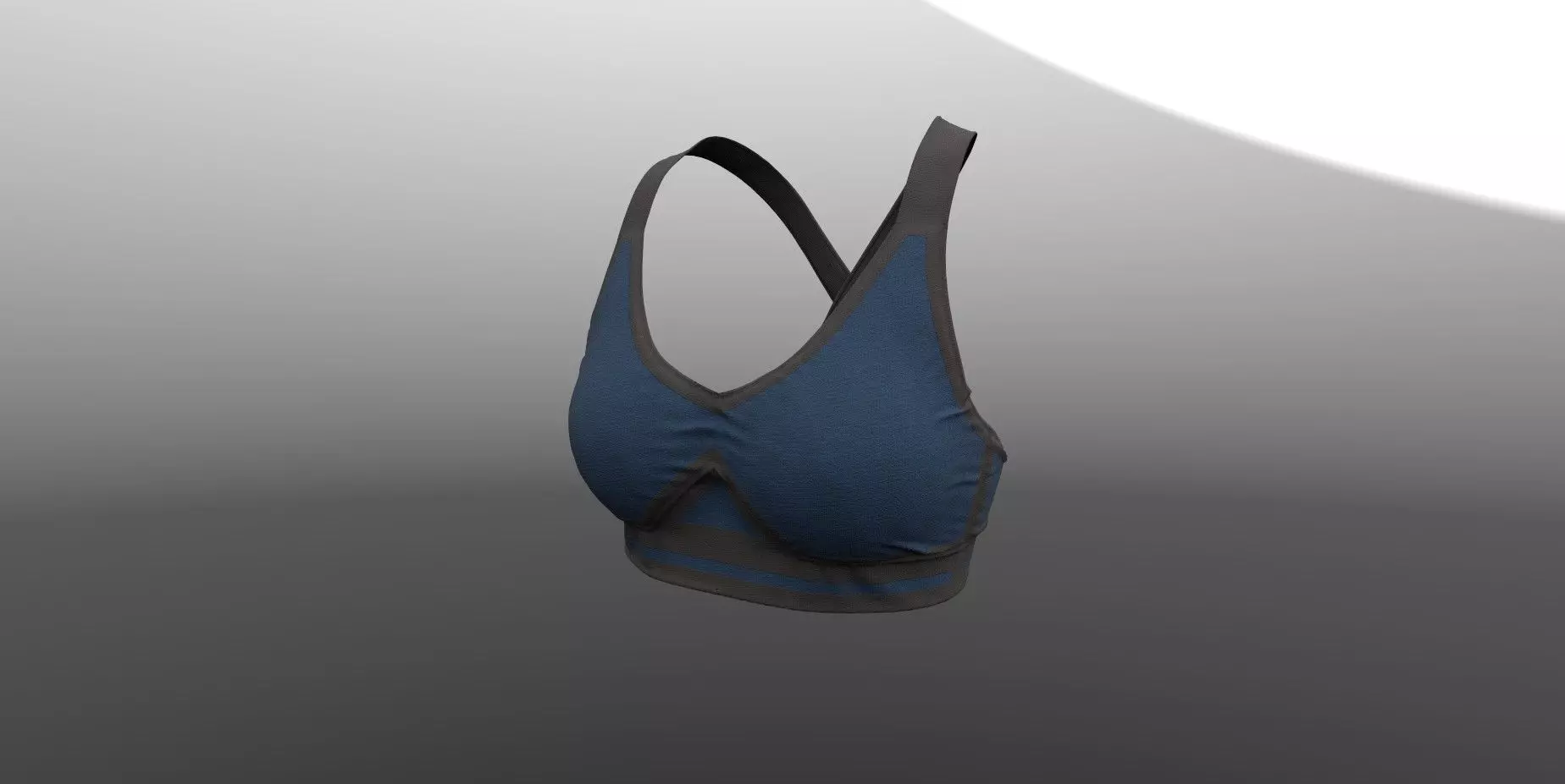 Female Top PBR 4k Low-poly 3D model_0