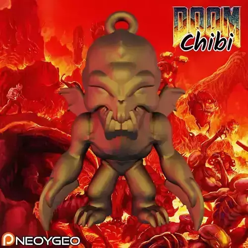 GARGOYLE - DOOM CHIBI KEYCHAIN