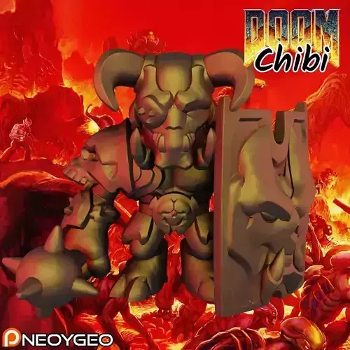 GLADIATOR - DOOM CHIBI KEYCHAIN