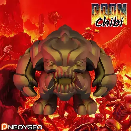 PINKY - DOOM CHIBI KEYCHAIN