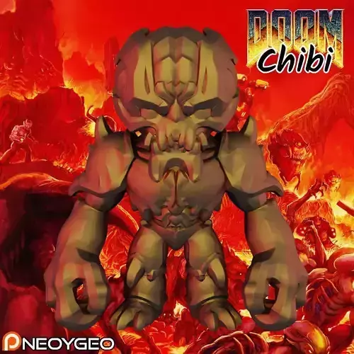 ARCH-VILE - DOOM CHIBI KEYCHAIN