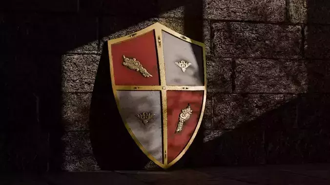 Ornamental Warrior Shield