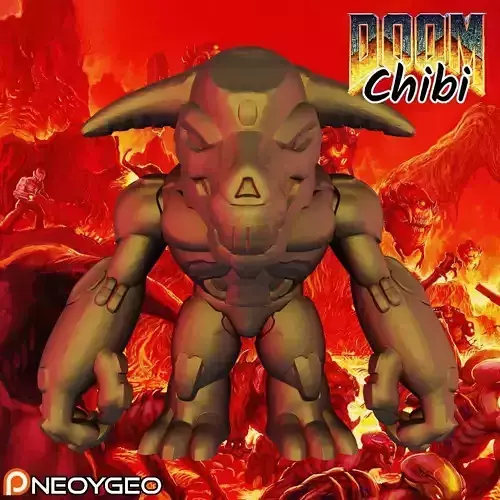 ICON OF SIN - DOOM CHIBI KEYCHAIN