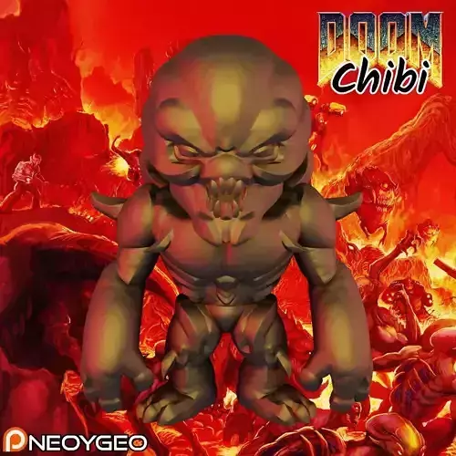 IMP - DOOM CHIBI KEYCHAIN