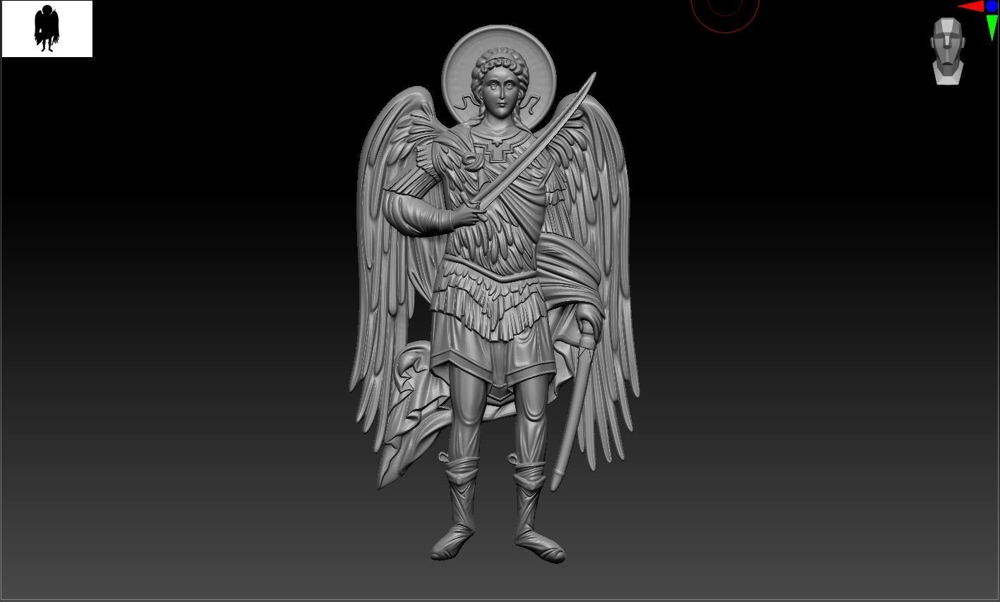 Archangel Michael 3D print model_4