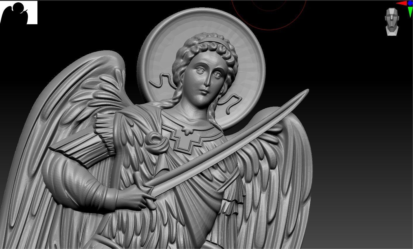 Archangel Michael 3D print model_6