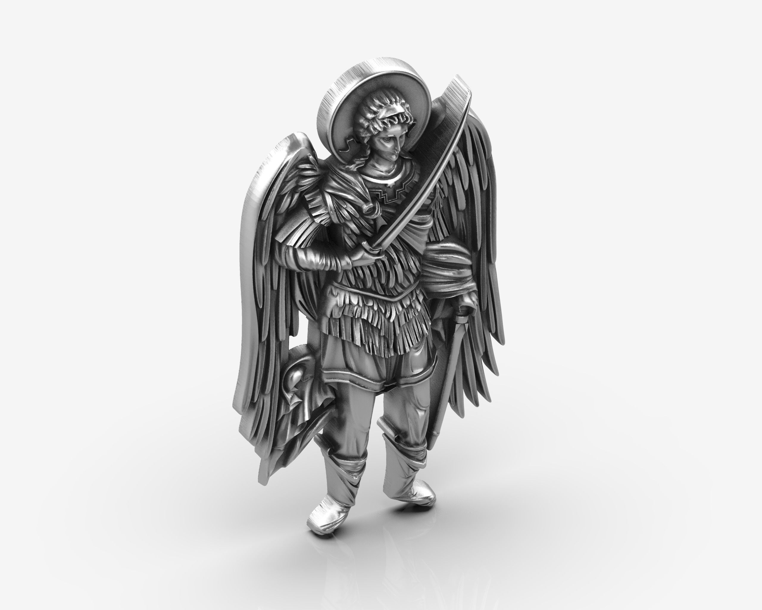 Archangel Michael 3D print model_2