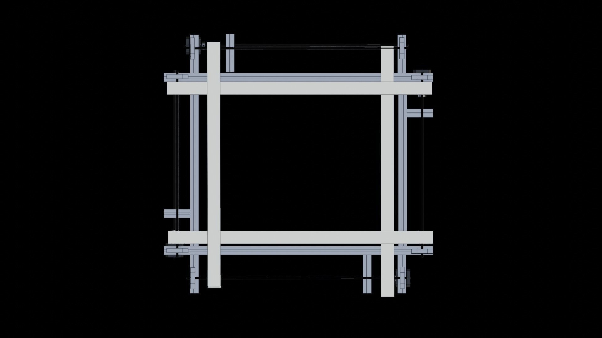 Drone Dock Alignment Mechanicsm  3D print model_4