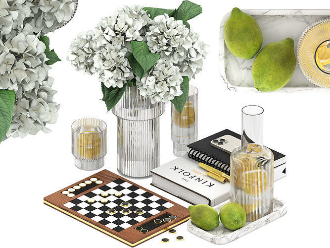 decorative set 03 3D model
