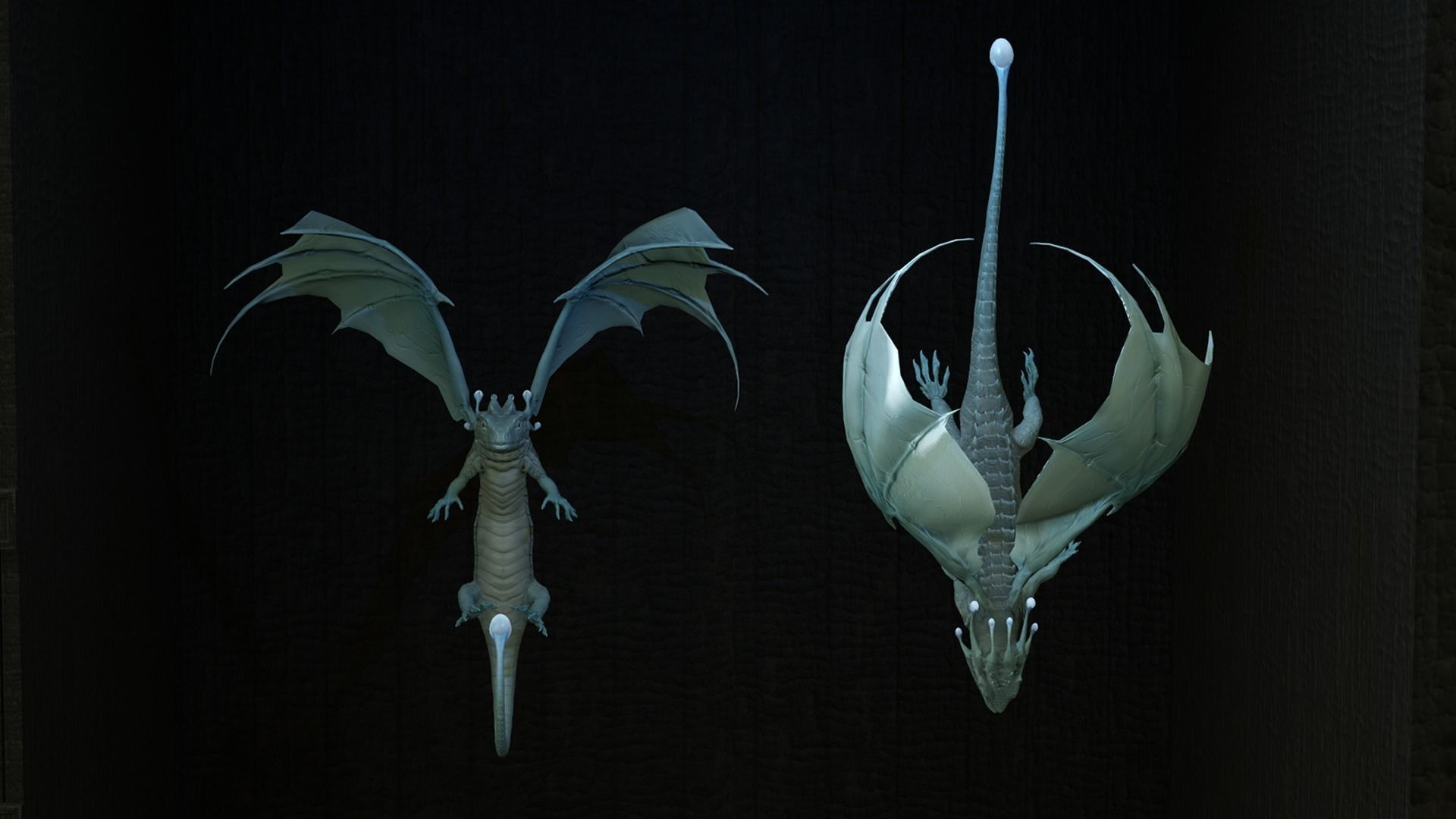 Dragon Low-poly 3D model_5