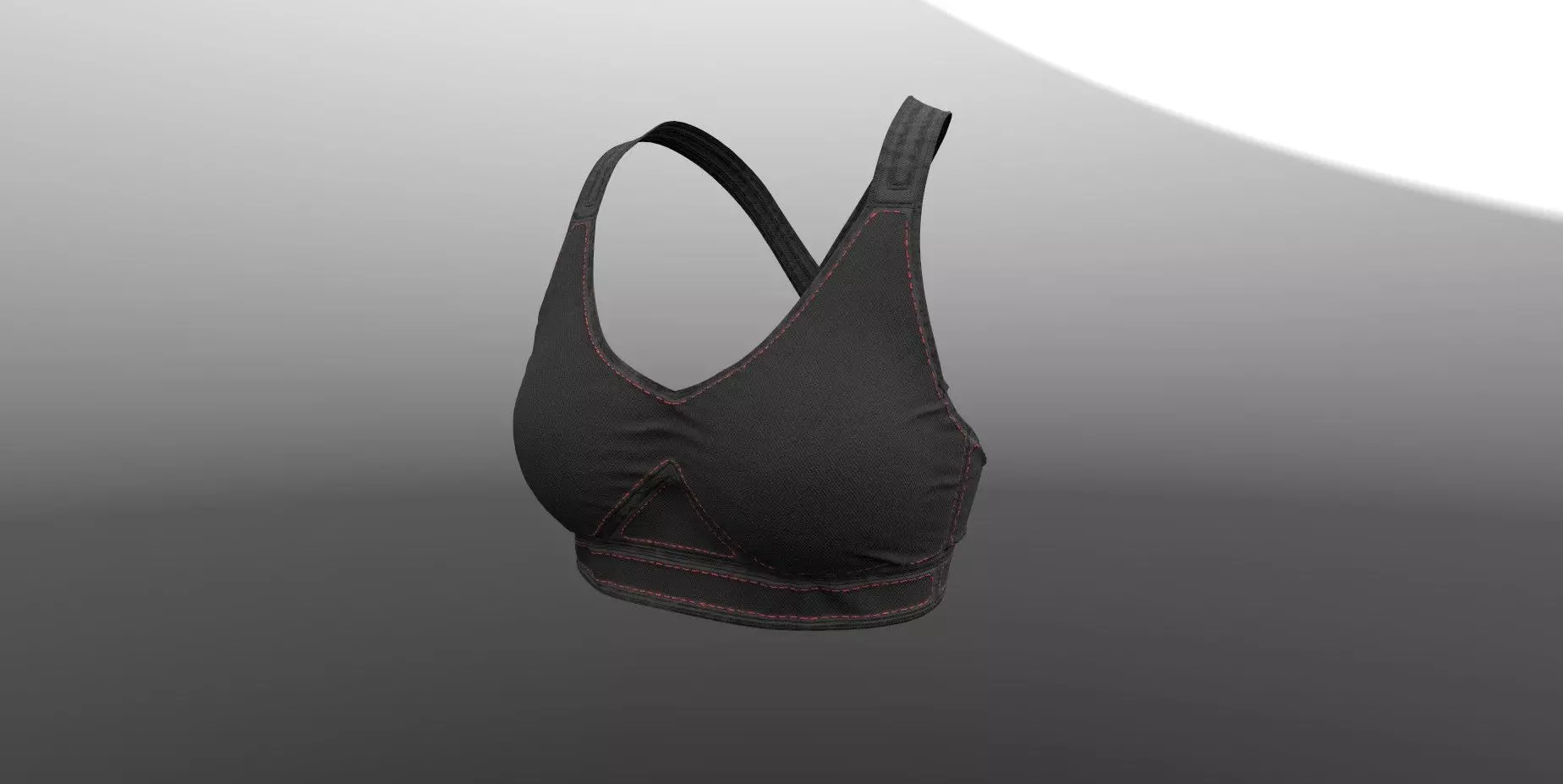 Female Top PBR 4k Low-poly 3D model_0