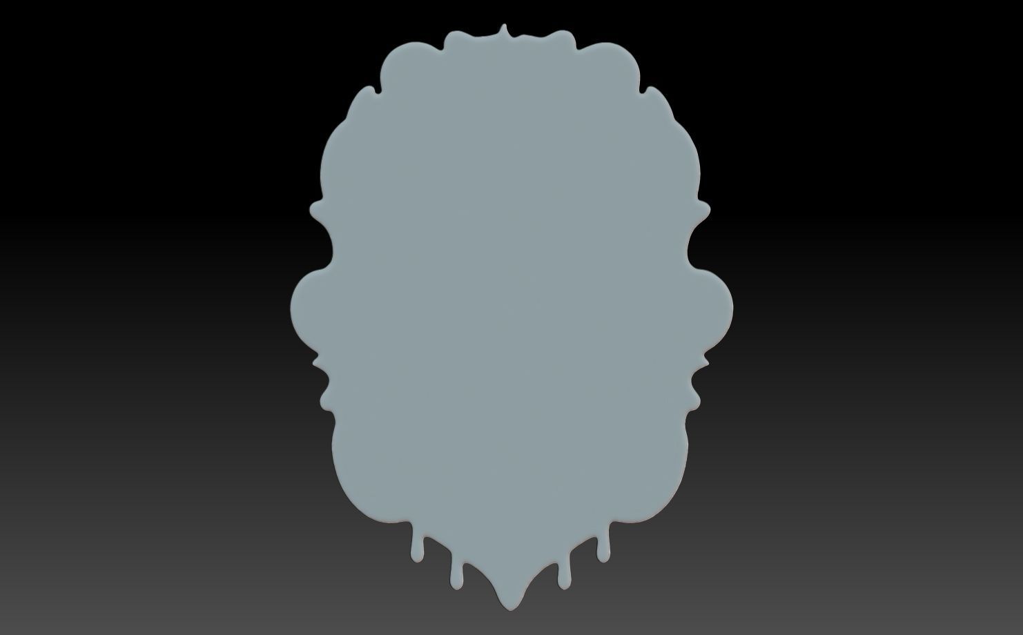 Halloween skull Basrelief 240528 08 3D print model_5