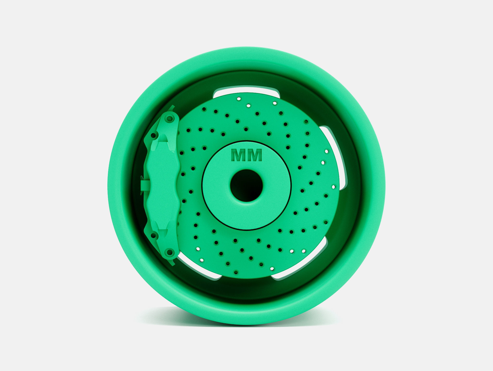 15x5 15x7 15x8 15x10 US Indy Mag Wheels and Brake 3D print model_8