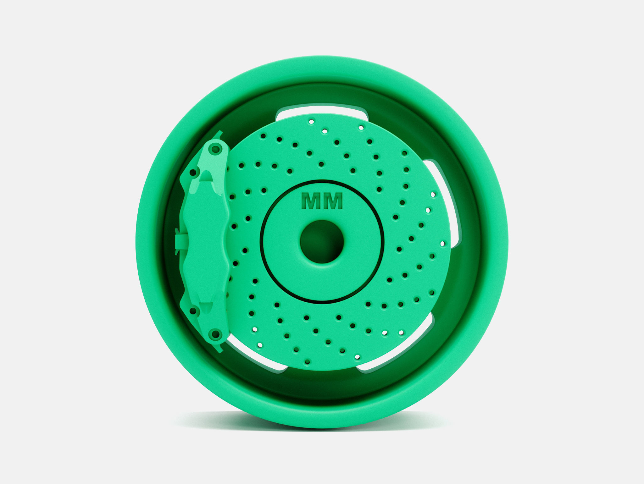 15x5 15x7 15x8 15x10 US Indy Mag Wheels and Brake 3D print model_6