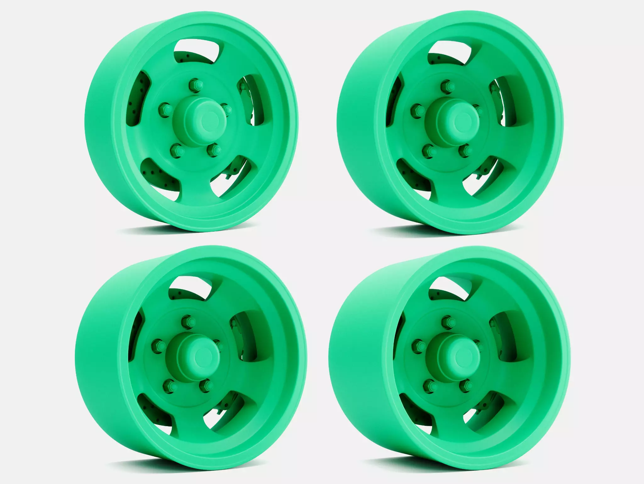 15x5 15x7 15x8 15x10 US Indy Mag Wheels and Brake 3D print model_0