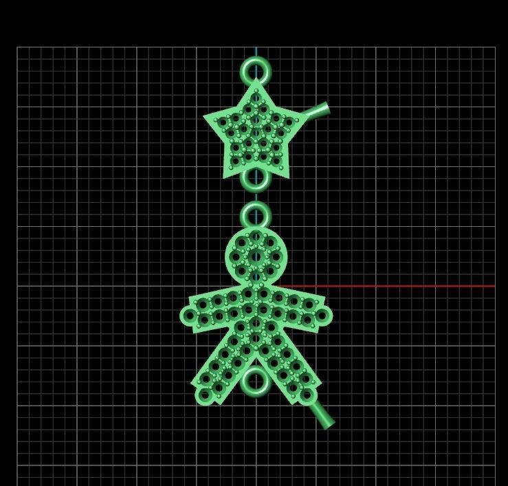 mom-bracelet  star and boy 1181 3D print model_11